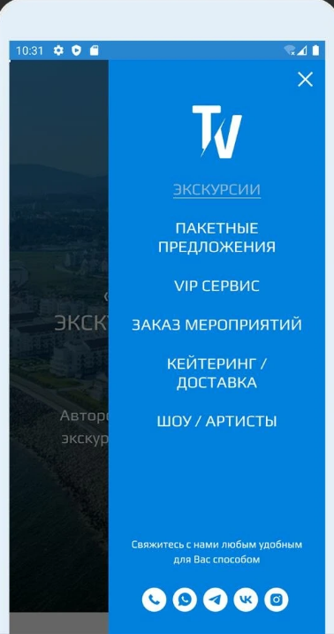 Разработка приложения — Приложение для туристического агентства — скриншот 2